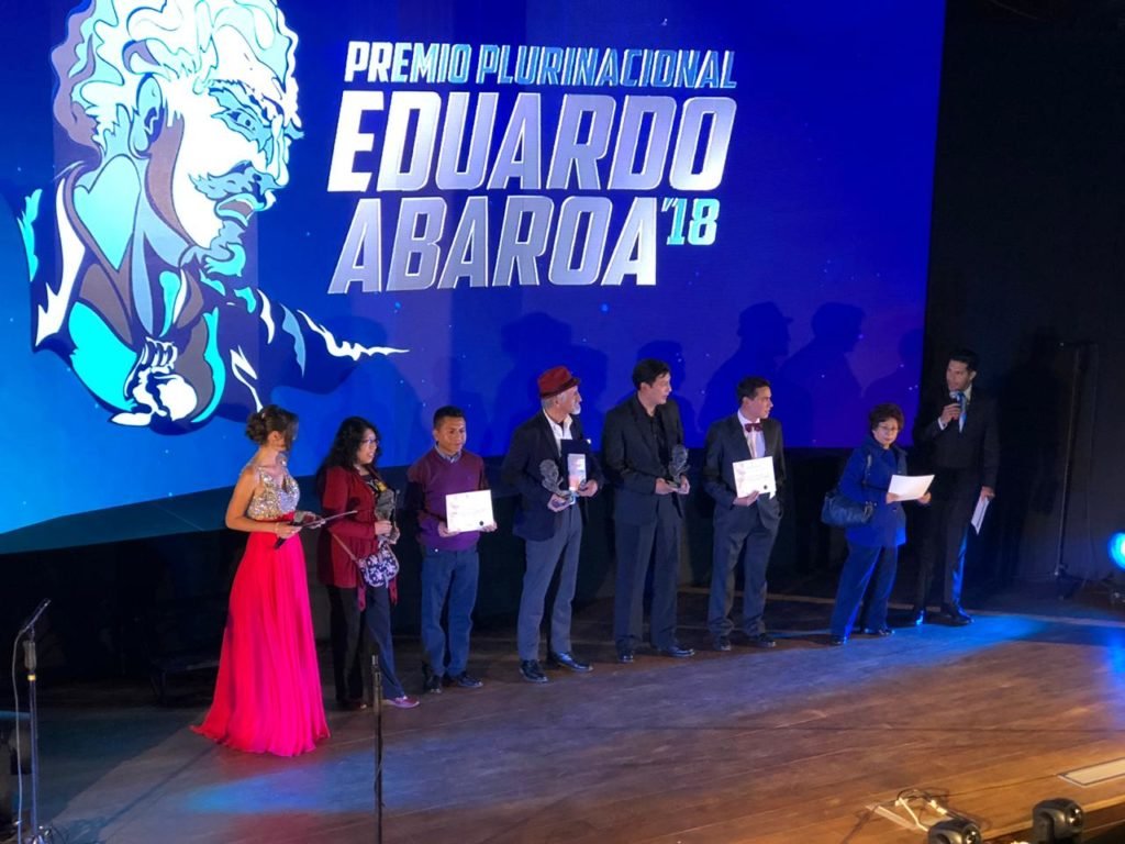 En una gran noche de gala, se premiaron a los ganadores del Premio Plurinacional Eduardo Abaroa 2018