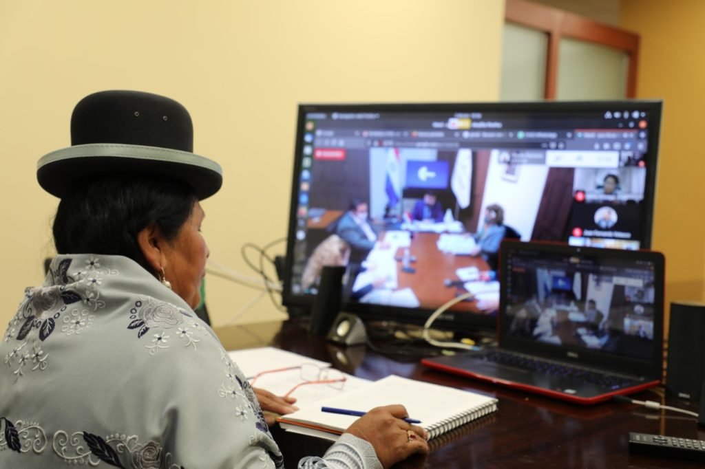 En reunión virtual de ministros de Cultura del Mercosur, Yujra asegura que tiene un plan post COVID-19