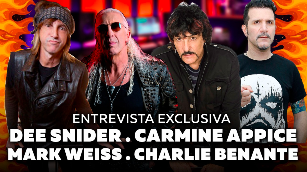 Dee Snider, Charlie Benante, Carmine Appice y Mark Weiss comparten anécdotas en «Por Dentro» con Paulo Baron