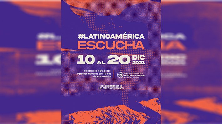 Artistas latinoamericanos cantan en favor de los Derechos Humanos