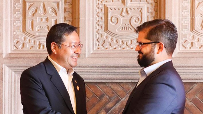 Arce y Boric hablaron sobre el mar, migración, visas y aguas internacionales