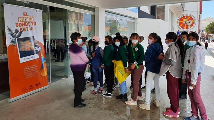 En Uyuni, arrancó el programa «El Museo donde tú estás» del Museo Nacional de Arte