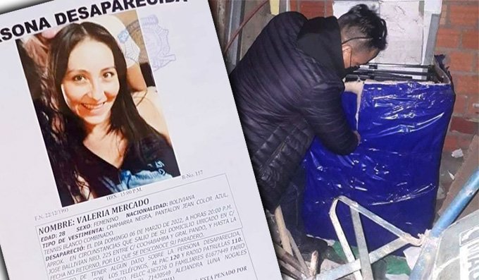 Valeria Mercado fue encontrada muerta dentro de una lavadora