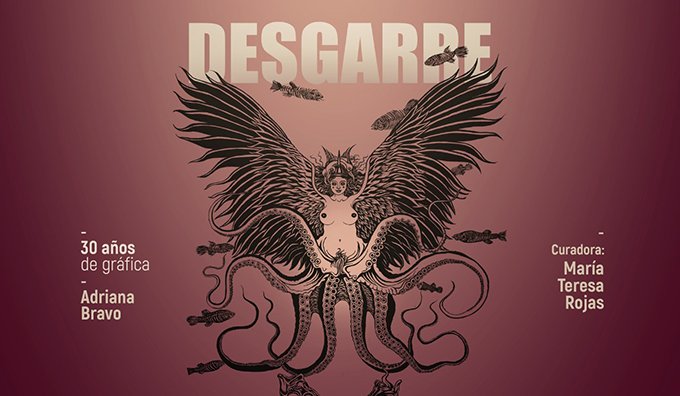 “Desgarre”, de Adriana Bravo, nos lleva por el grabado, el video arte y el bordado en sus 30 años de carrera