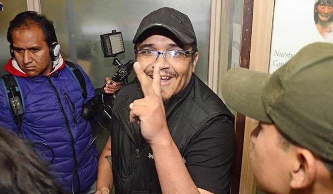 Jhasmani Torrico con detención domiciliaria