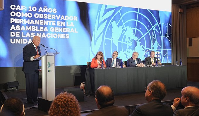 CAF llevó la voz de Latinoamérica a la Asamblea General de Naciones Unidas