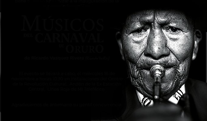 El CRC presenta la exposición fotográfica de músicos del carnaval de Oruro