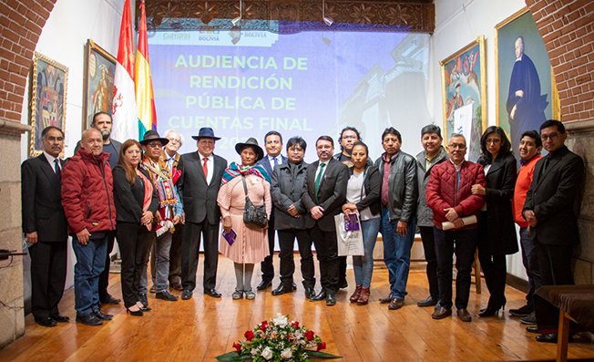 La Fundación Cultural BCB realizó su audiencia de rendición de cuentas final 2022 en Potosí