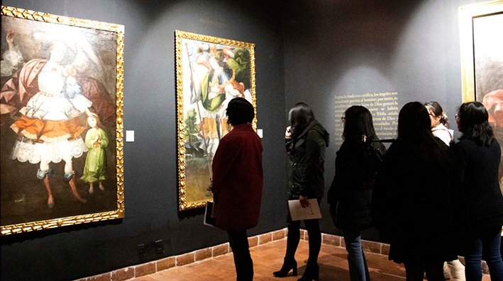 Masiva concurrencia en la inauguración de la muestra de arte colonial «Arcángeles mensajeros» en el MNA
