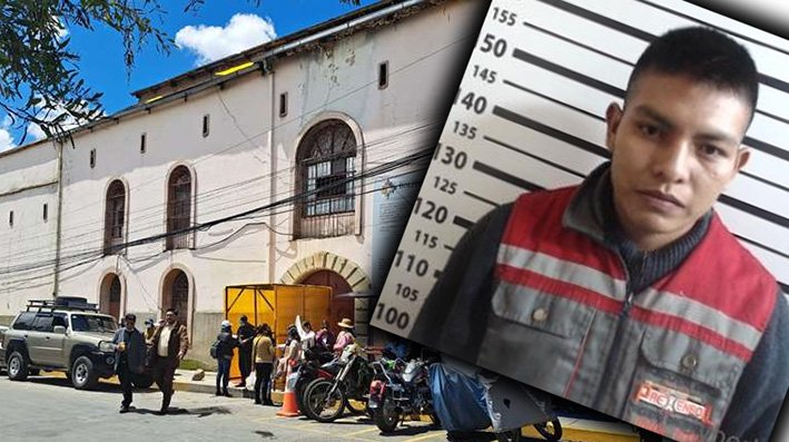 Un reo huyó atando sabanas de la cárcel de San Pedro