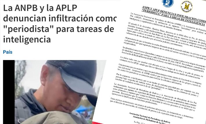 Periodistas infiltrados para tareas de inteligencia
