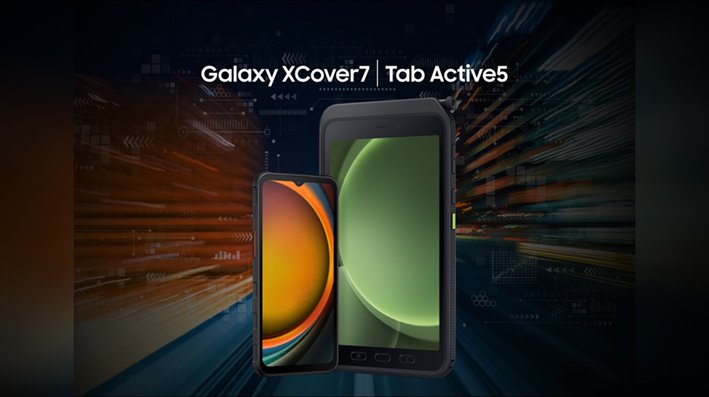 Samsung presenta los Galaxy XCover7 y Galaxy Tab Active5: la combinación ideal de durabilidad, continuidad de trabajo y productividad