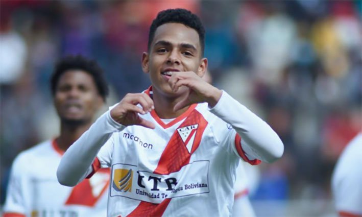 ¿Quién es Paniagua, el boliviano de 16 años que marcó el 6-1 a Cristal en Libertadores?