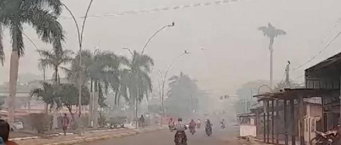 Beni: Por densa humareda, suspenden clases presenciales en Riberalta