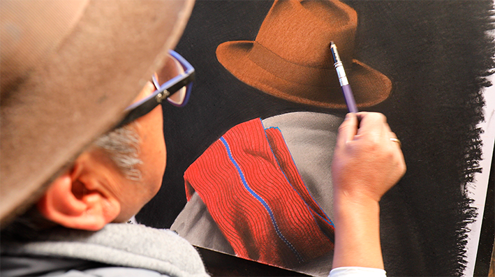 Estrenan documental que rescata la historia y la estética del maestro pintor aymara Eusebio Choque