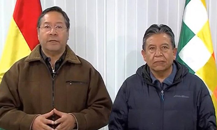 Luis Arce reitera pedido de diálogo a Evo Morales y le advierte con hacer cumplir la constitución
