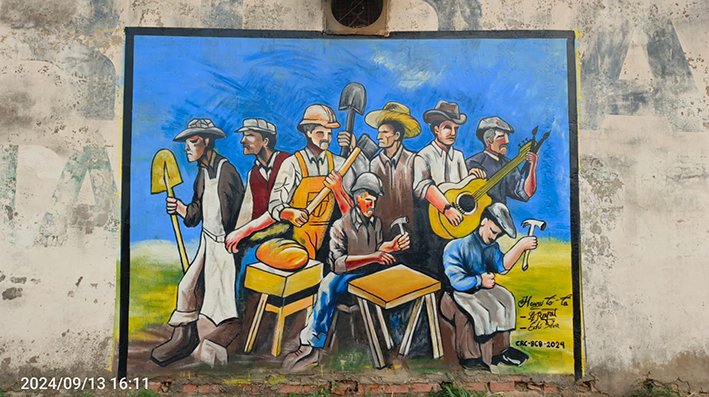 Murales interactivos en la diversidad cultural, proyecto artístico en Trinidad