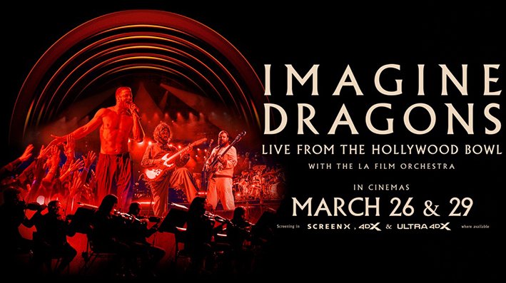 «Imagine Dragons: Live From The Hollywood Bowl» llega a las pantallas de Cinemark