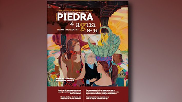 La revista Piedra de agua No 34 propone artículos en dos temáticas: la obra de Miguel Alandia Pantoja y la mujer en el arte