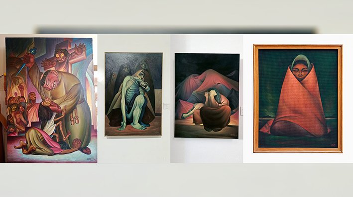 Bocetos de murales destruidos se compartirán en la biografía de Miguel Alandia Pantoja