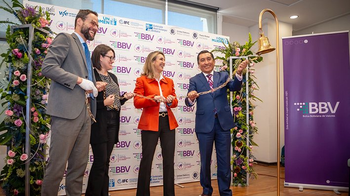 Toque de Campana por la Igualdad: BBV, ONU Mujeres y Pacto Global de las Naciones Unidas impulsan la igualdad de género