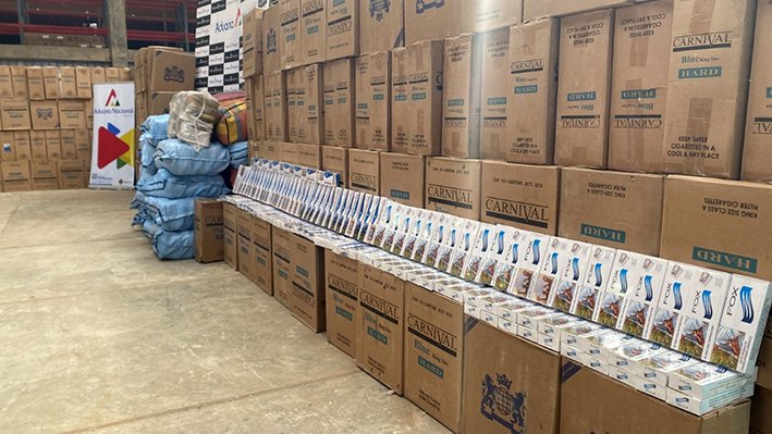 Aduana decomisa 440 mil cajetillas de cigarrillos de las marcas Carnival y Fox de contrabando en Oruro