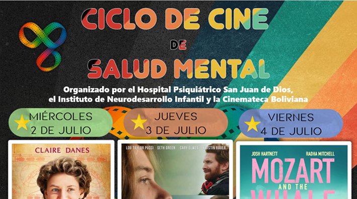 Organizan ciclo de cine de Salud Mental con el tema Autismo en la Cinemateca Boliviana