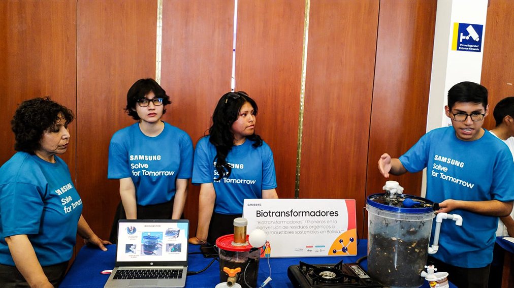 Estos son los 10 proyectos estudiantiles semifinalistas de Solve for Tomorrow Bolivia que pasarán a la votación en línea