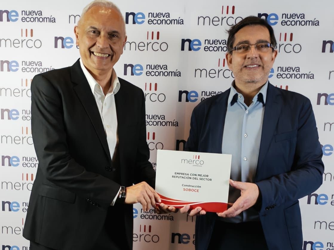 Soboce es reconocida nuevamente como la empresa con mejor reputación de la industria de la construcción en Bolivia