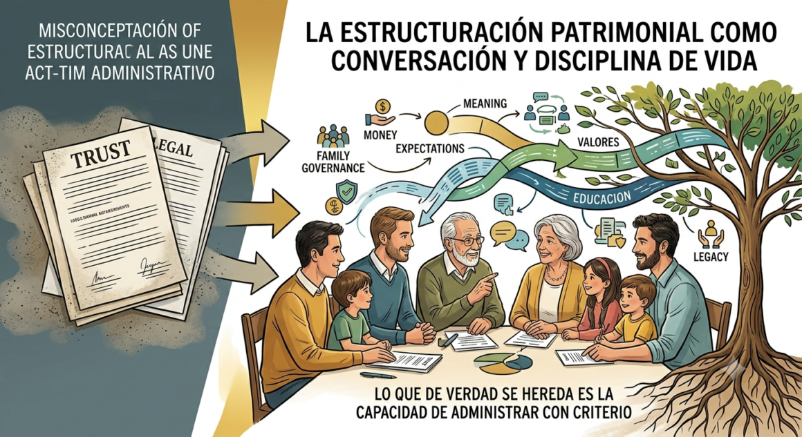 La estructuración patrimonial como conversación y disciplina de vida
