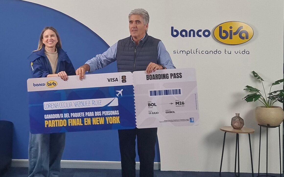Banco BISA entrega un paquete doble para vivir la final del Mundial 2026 en Nueva York