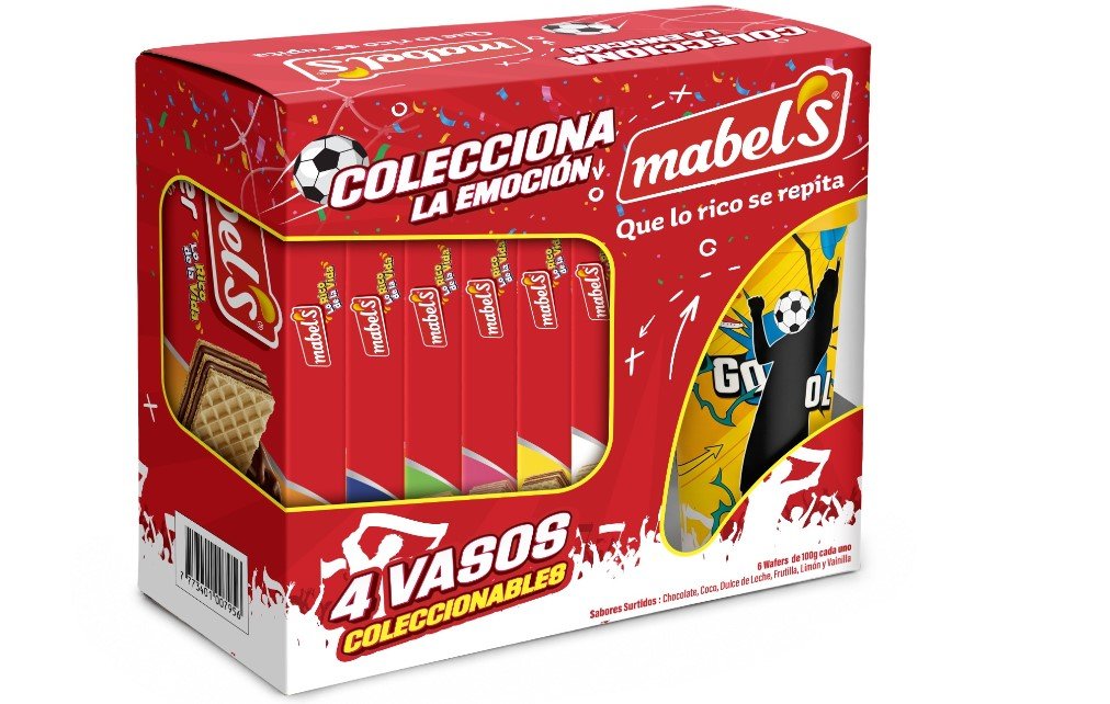 Mabel’s acompaña la pasión futbolera con vasos coleccionables