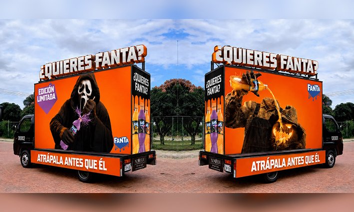 Ghost Face invade el universo embrujado de Fanta para un Halloween lleno de gritos