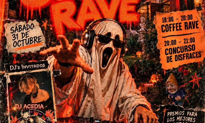 Amtawi Café Centro Cultural se prepara para vivir un terrorífico y divertido «Halloween Coffee Rave»